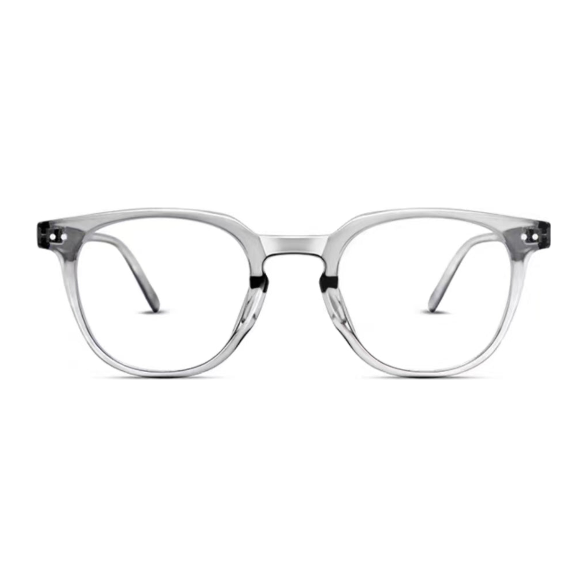 Crystal Clear TR90 full-rim eyeglass frame, front product view