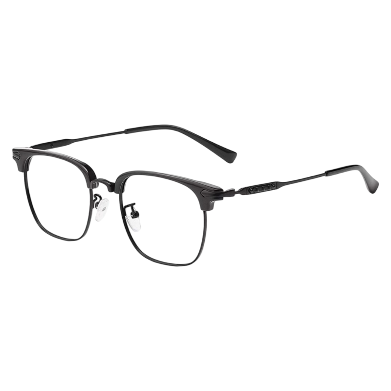 Fashion Modern Chic Semi-Rimmed Eyeglasses