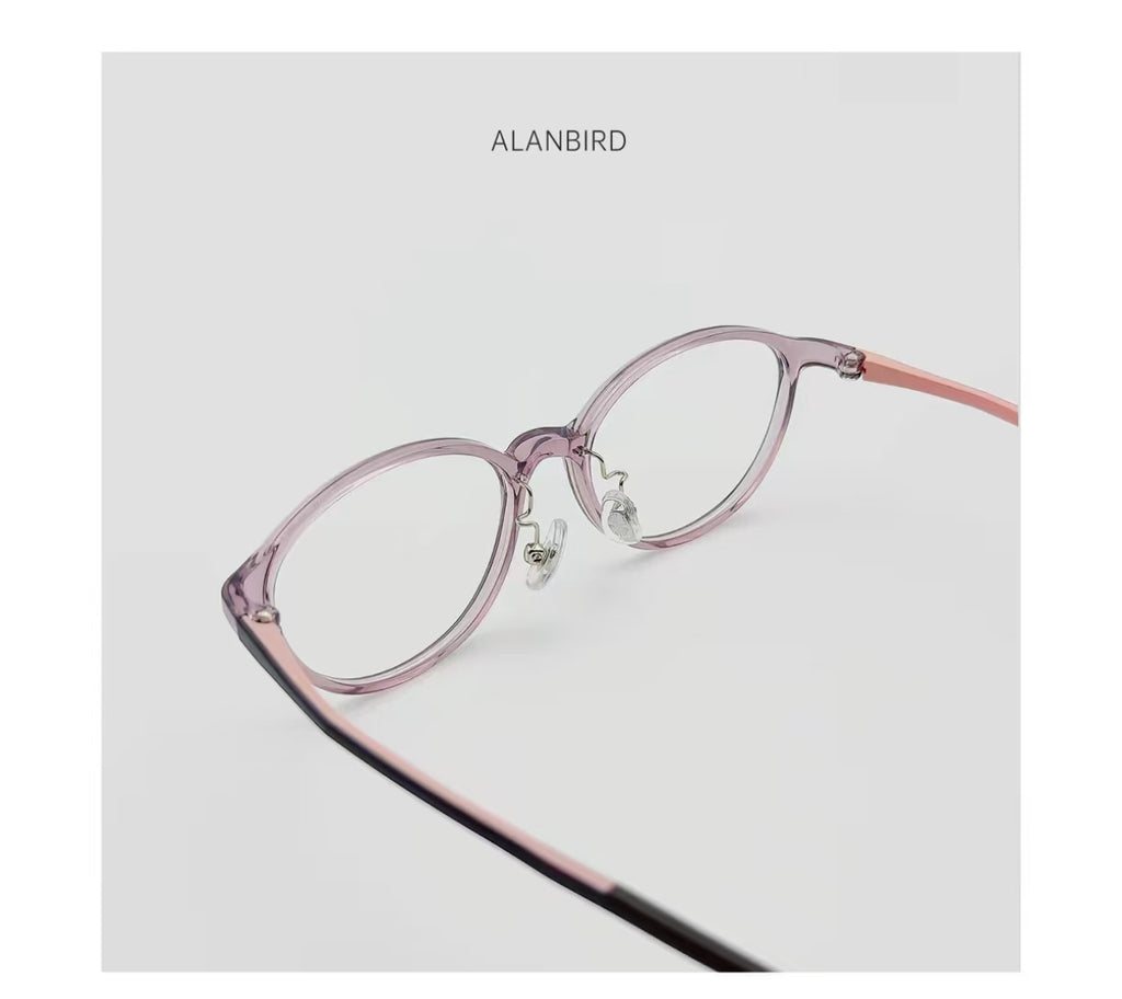Women's Small-Fit Ultra-Light Acetate Full-Rim Glasses