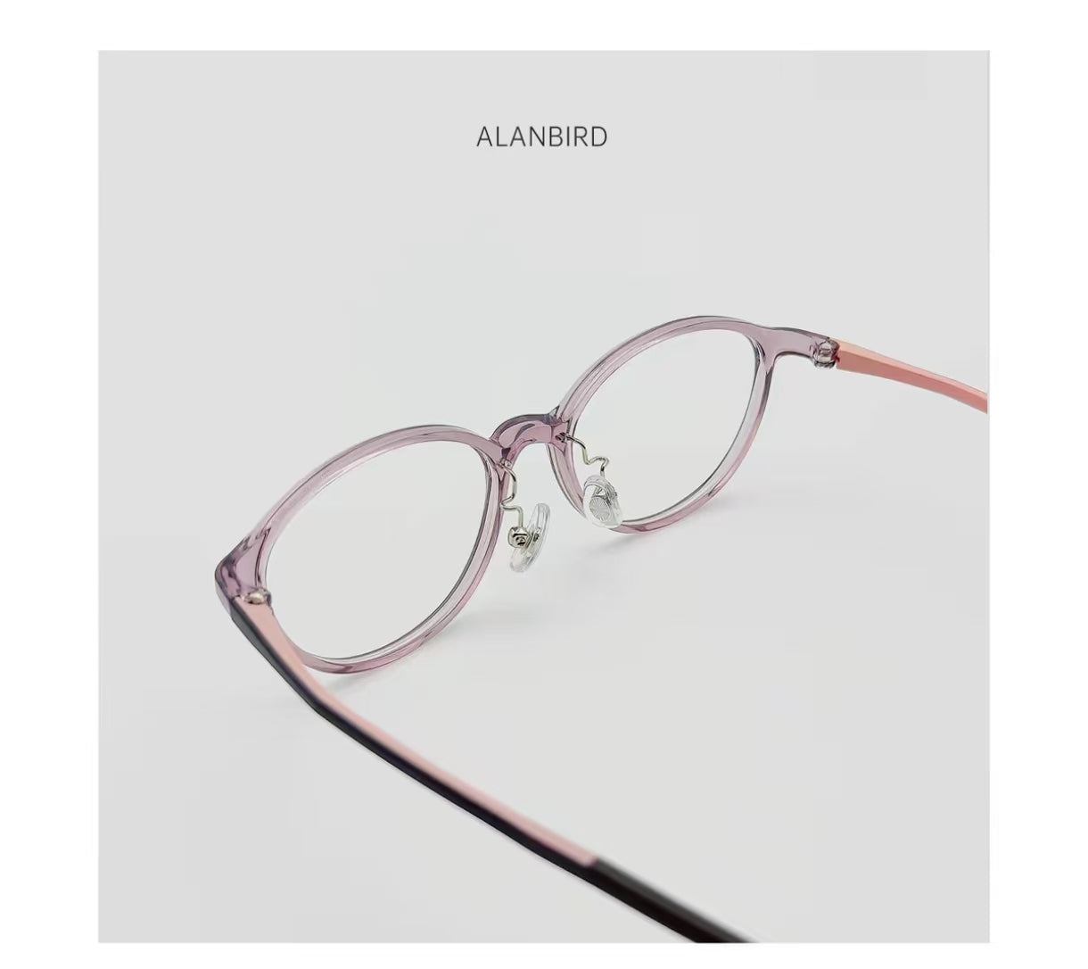 Women's Small-Fit Ultra-Light Acetate Full-Rim Glasses