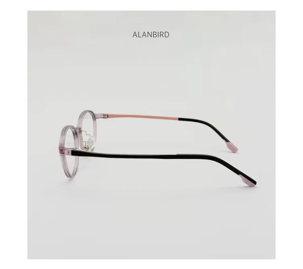 Women's Small-Fit Ultra-Light Acetate Full-Rim Glasses