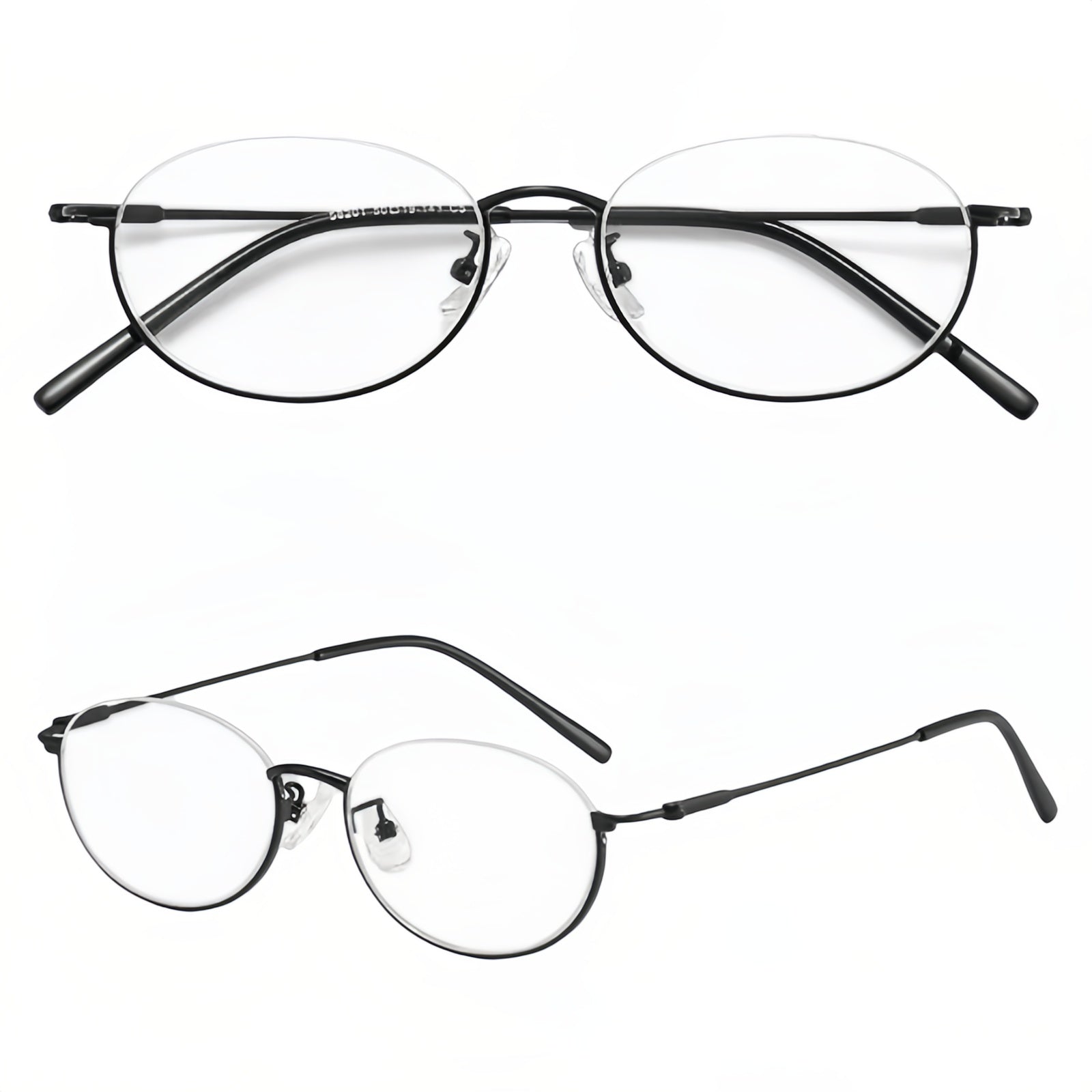 Stylish Refined Vintage Semi-Rimmed Eyeglasses