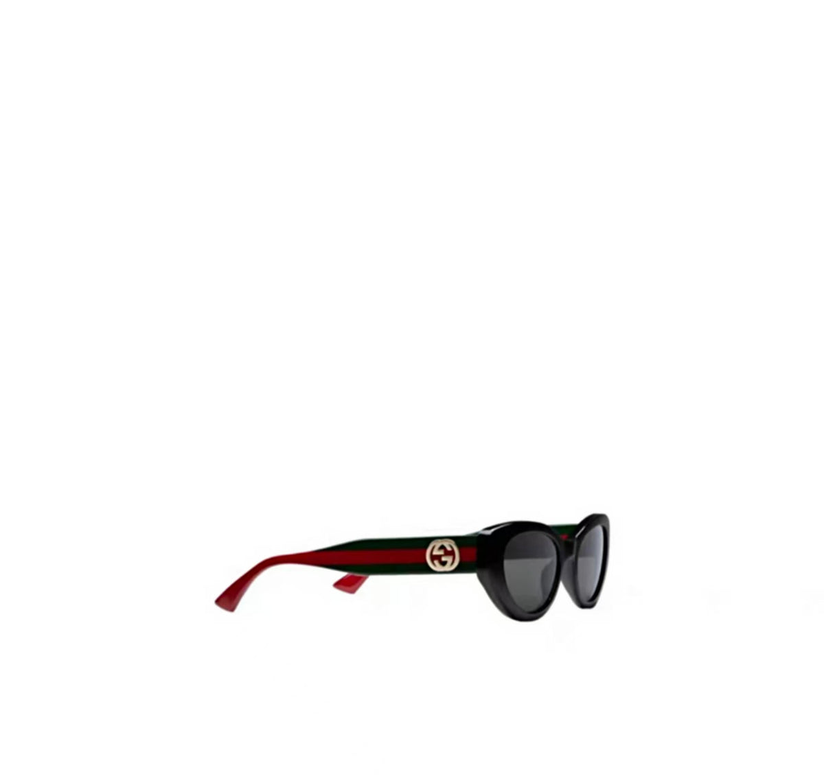 Black side product view of Gucci Cat-eye sunglasses