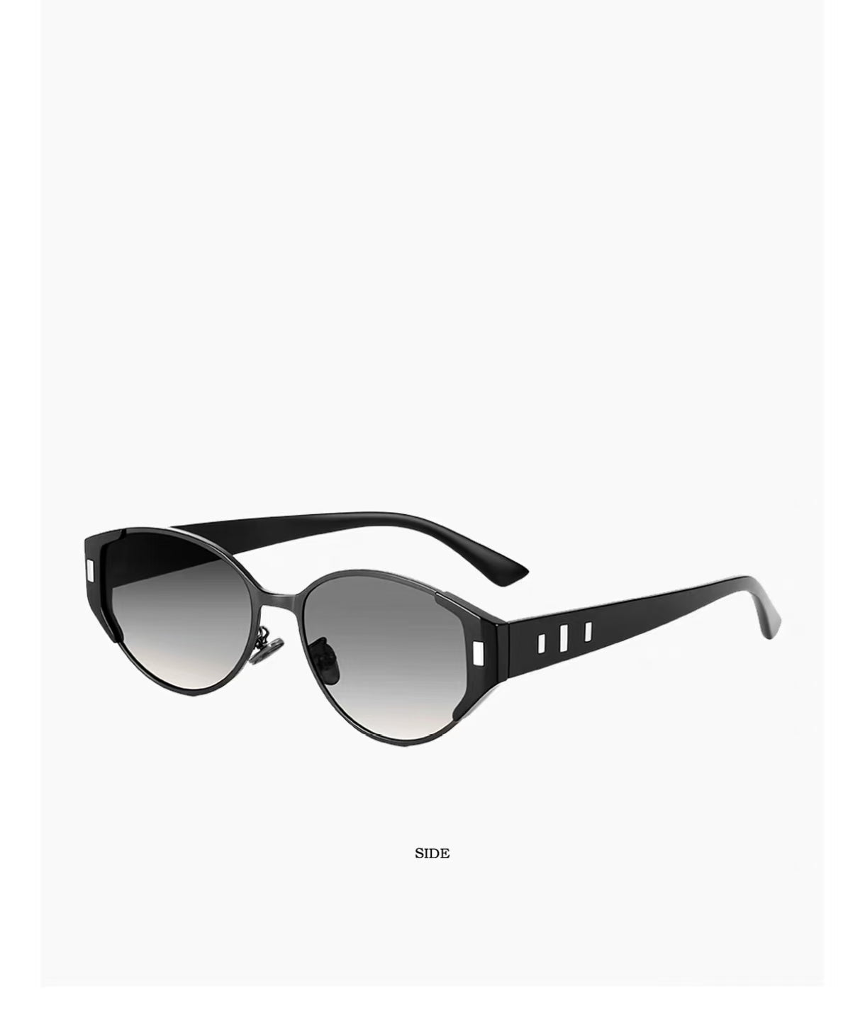 Women’s White Cat Eye Beach UV400 Sunglasses