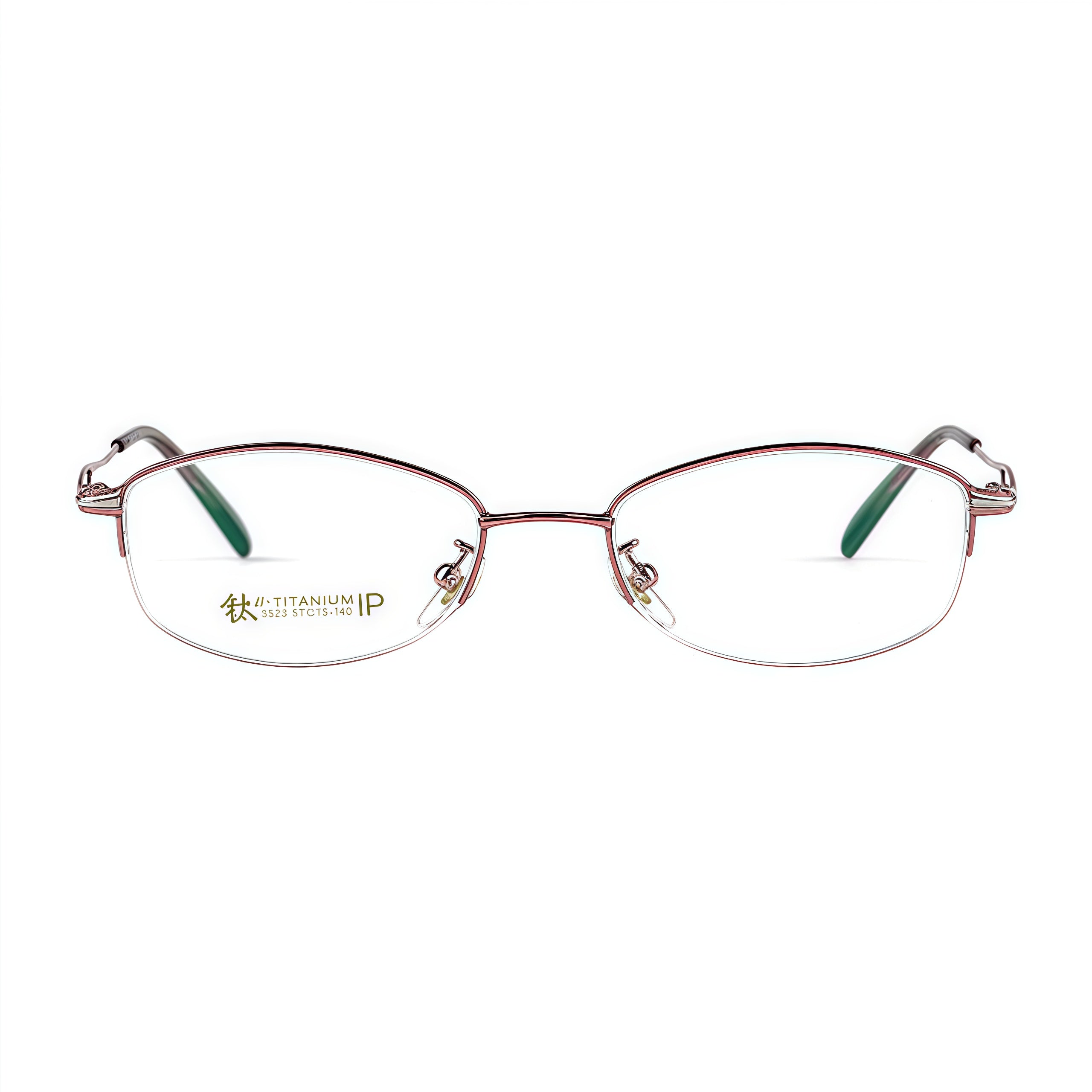 Stylish Elegant Semi-Rimmed Eyeglasses