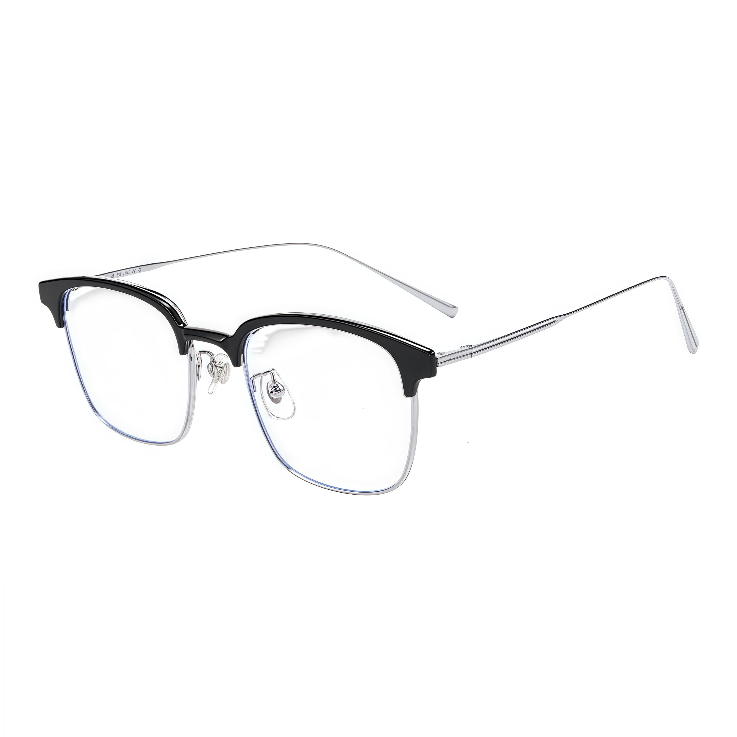 Classic Avant-Garde Semi-Rimmed Eyeglasses
