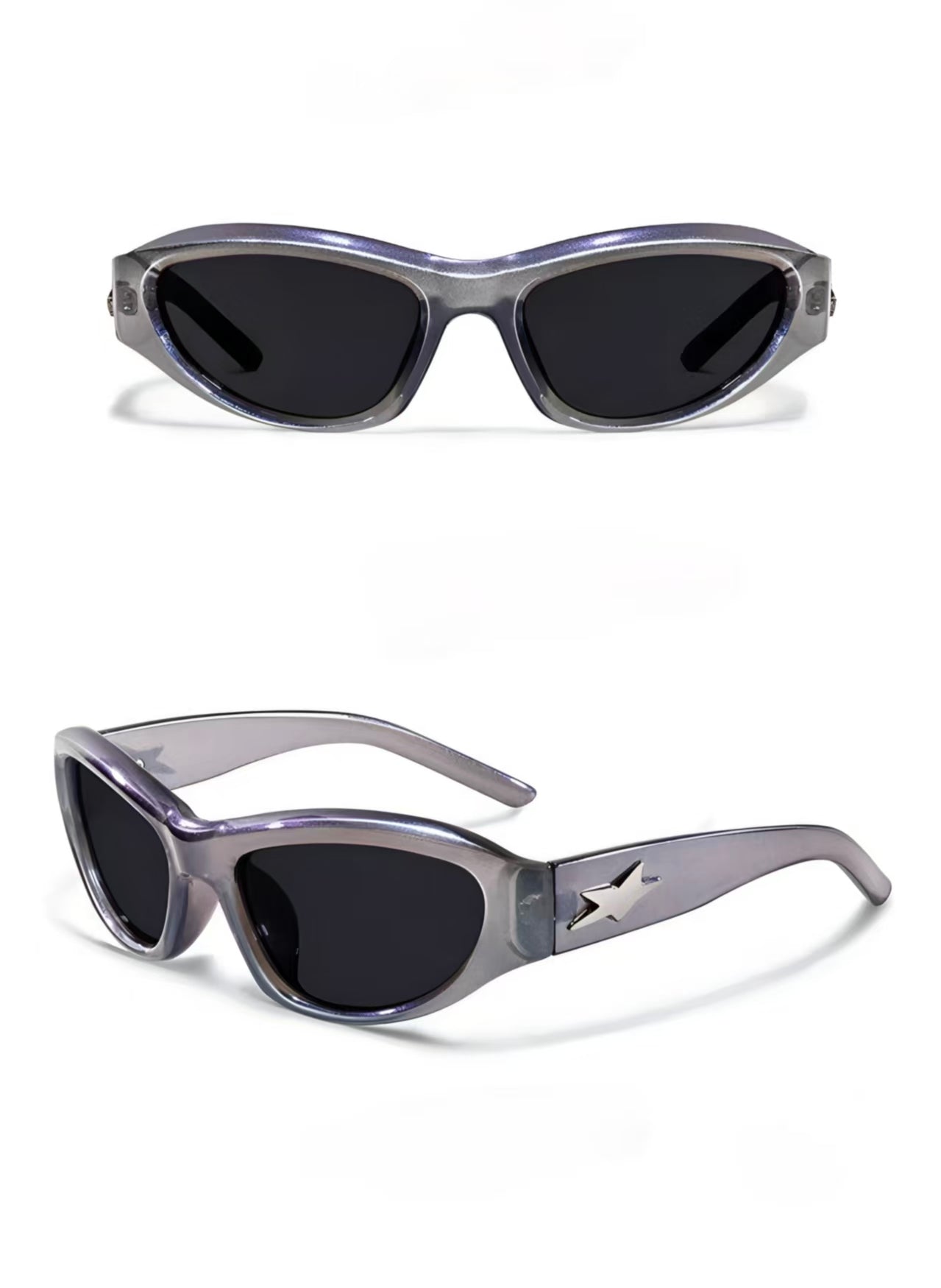 Women’s Laser Tech Y2K Outdoor Sports Punk Sunglasses
