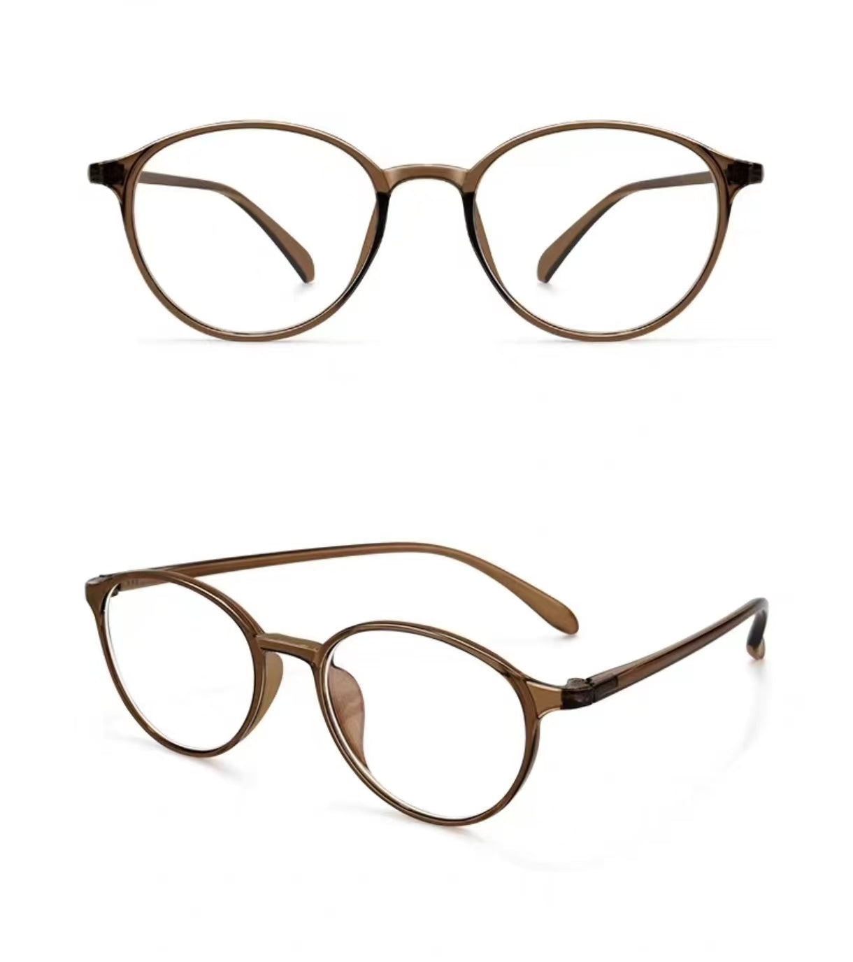 Women’s Chic Small Oval Prescription Ready Glasses