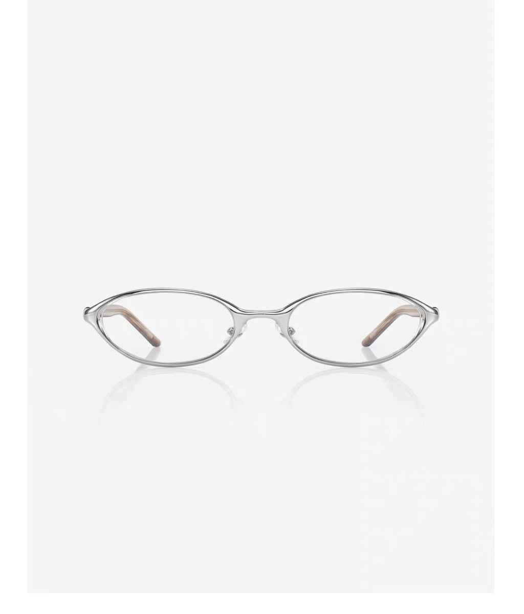 Unisex Narrow Oval Anti-Blue Light Prescription Glasses Frame