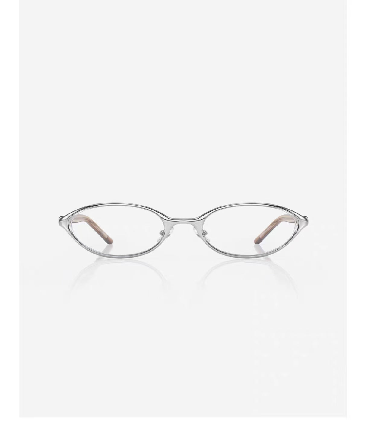 Unisex Narrow Oval Anti-Blue Light Prescription Glasses Frame
