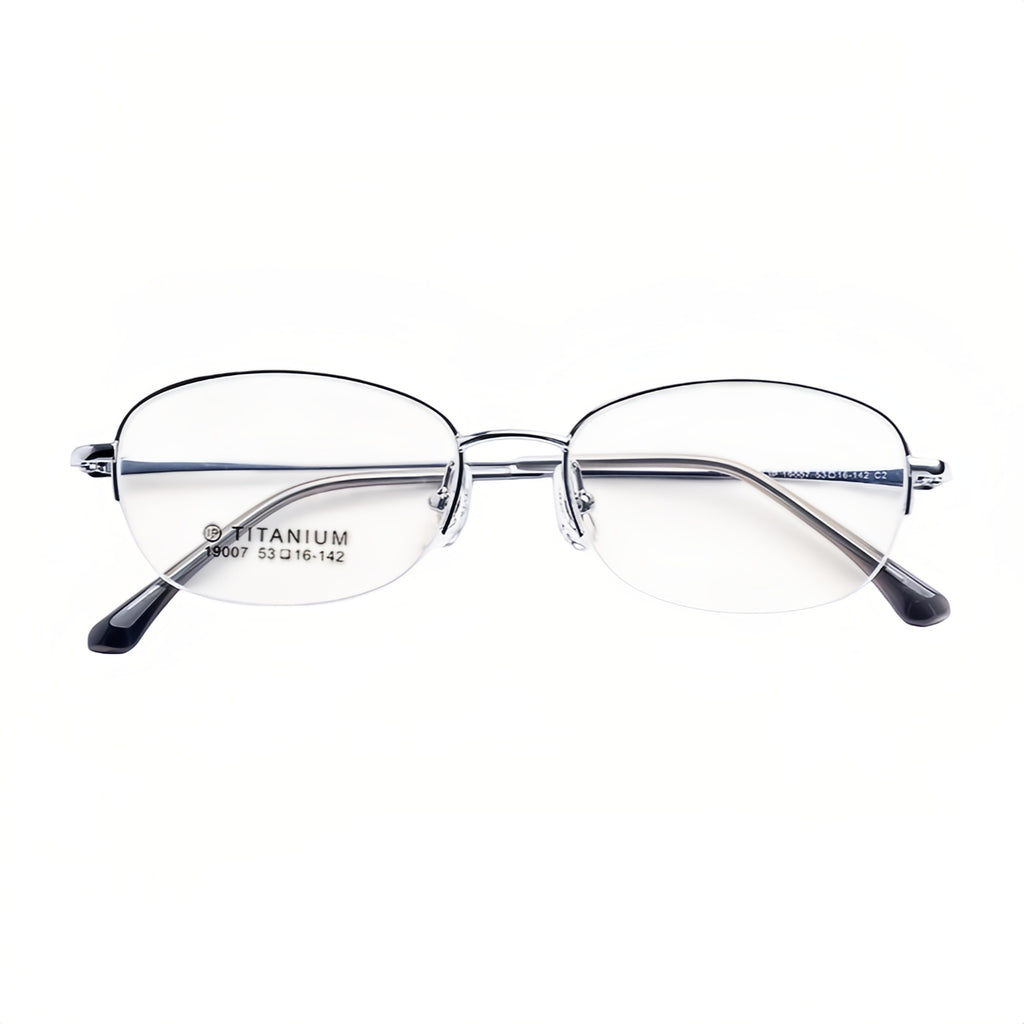 Stylish Semi-Rimmed Eyeglasses