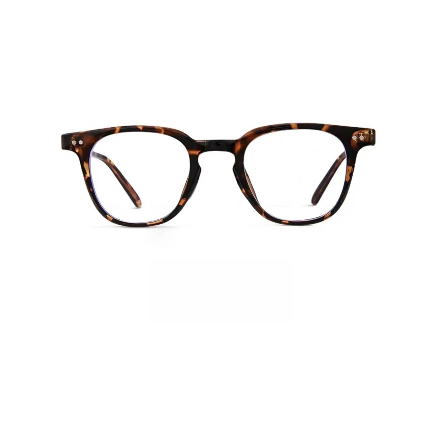 Tortoise Shell eyeglass frame, front product view