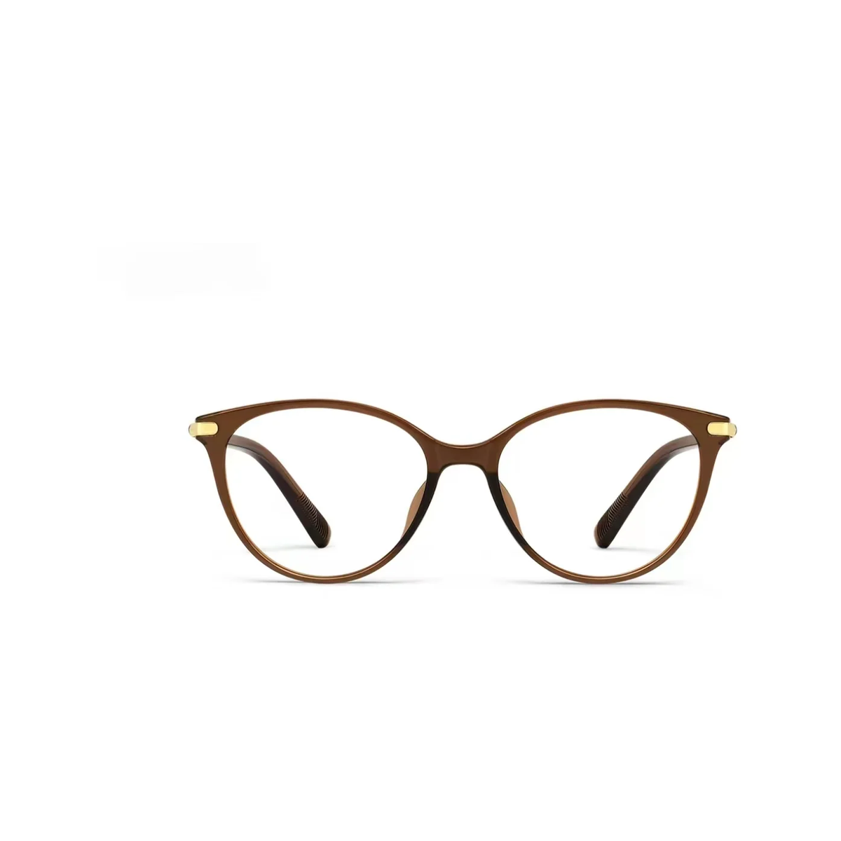 Chestnut Brown eyeglass frame, front product view
