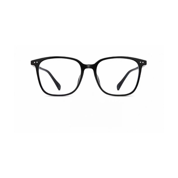Black eyeglass frame, front product view