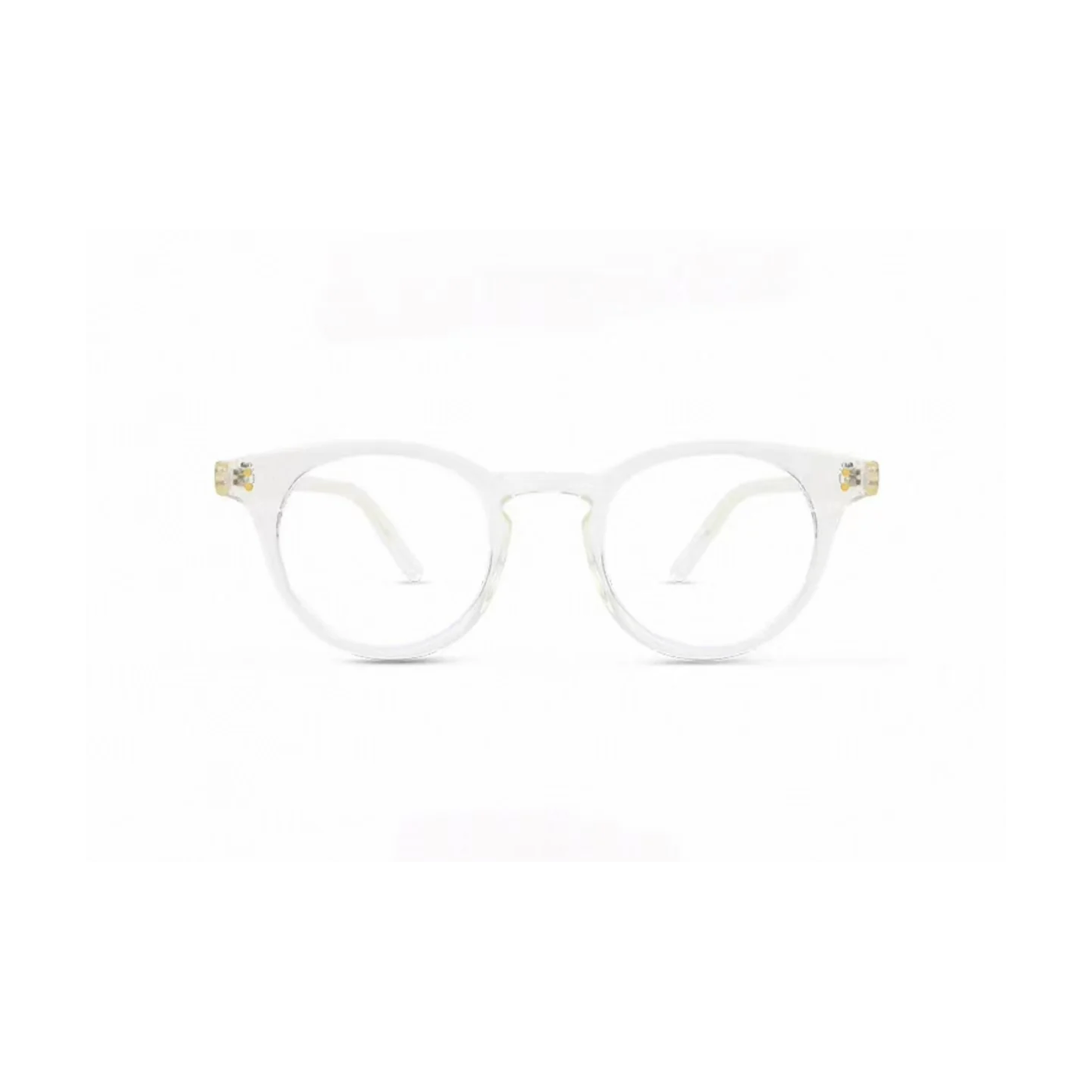 Crystal Clear eyeglass frame, front product view