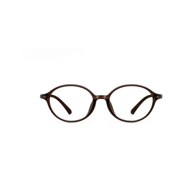 Amber Brown eyeglass frame, front product view