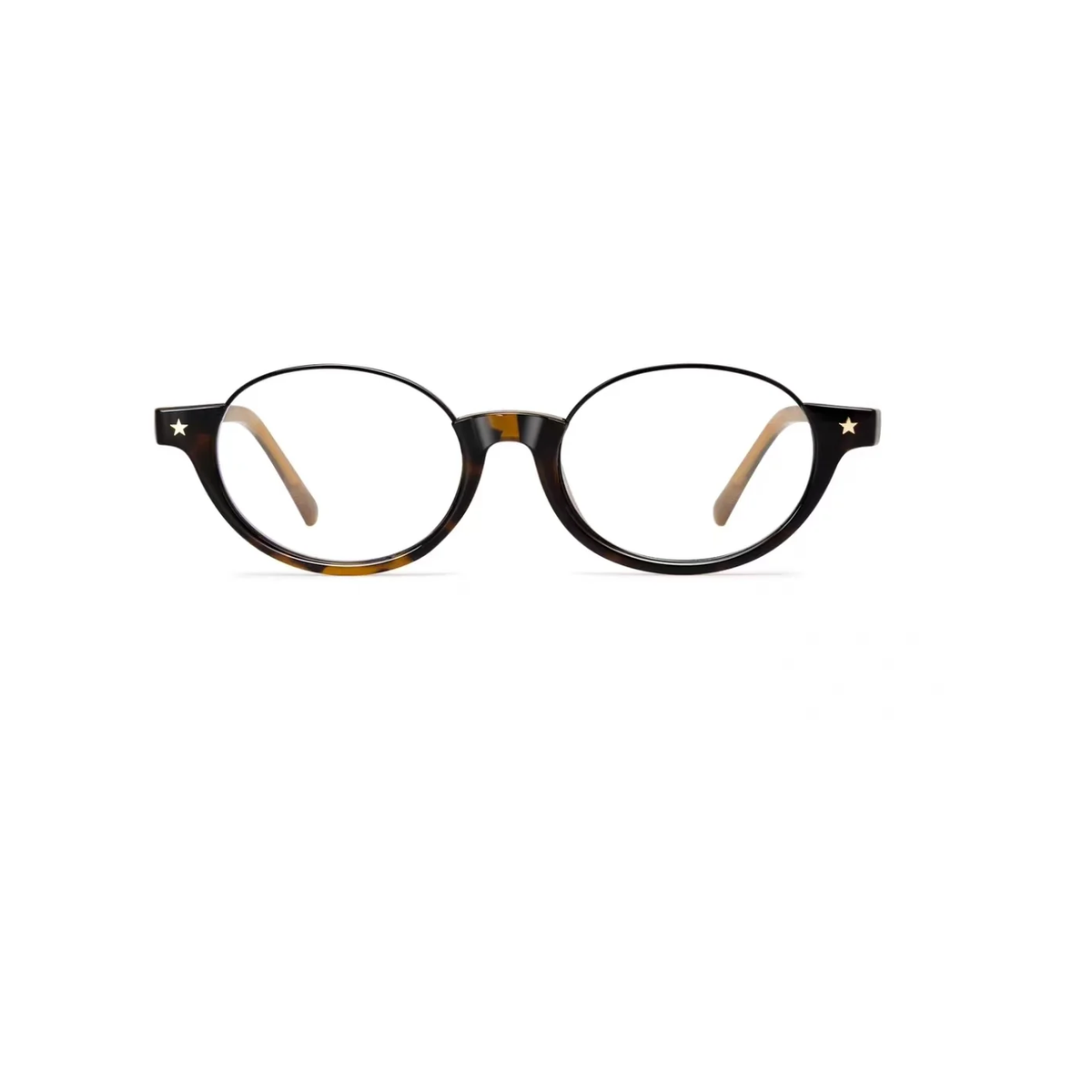 Tortoise Shell eyeglass frame, front product view
