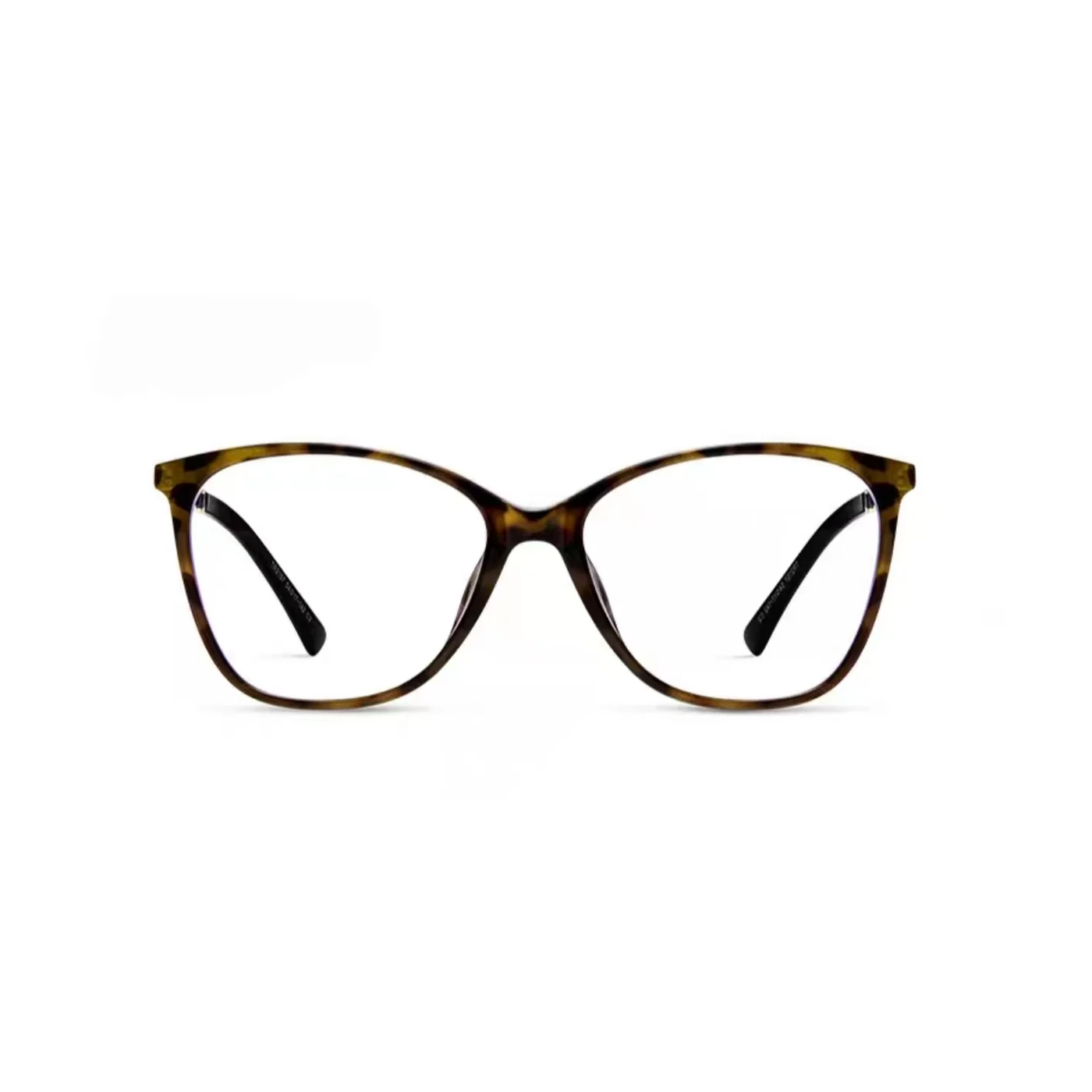 Tortoise Shell eyeglass frame, front product view