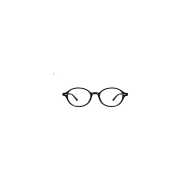 Glossy Black eyeglass frame, front product view