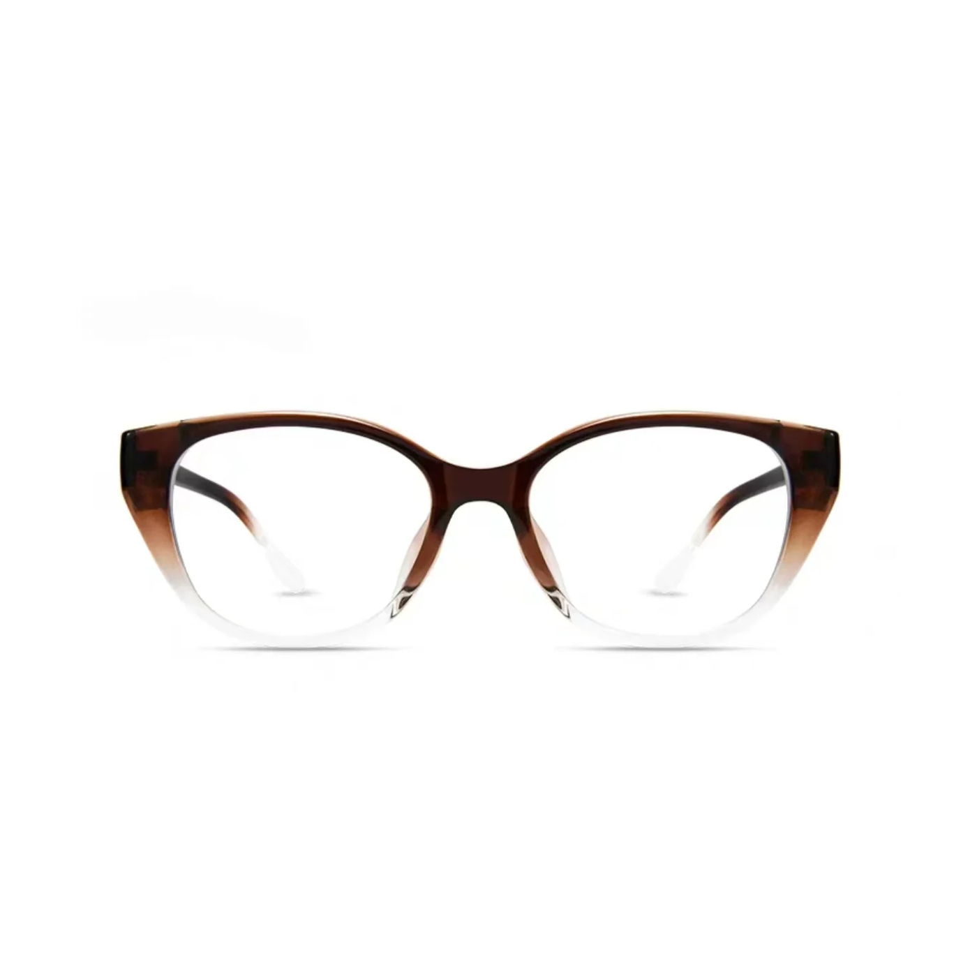 Brown Gradient eyeglass frame, front product view
