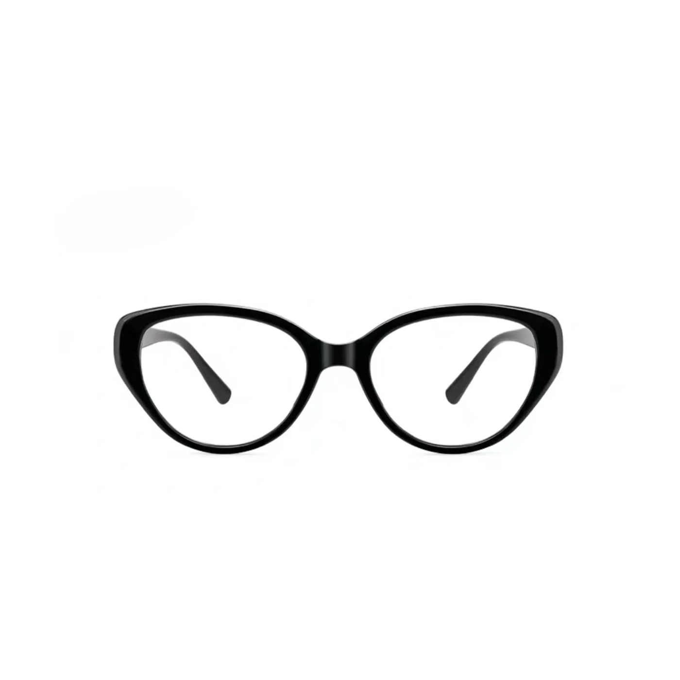 Classic Black eyeglass frame, front product view