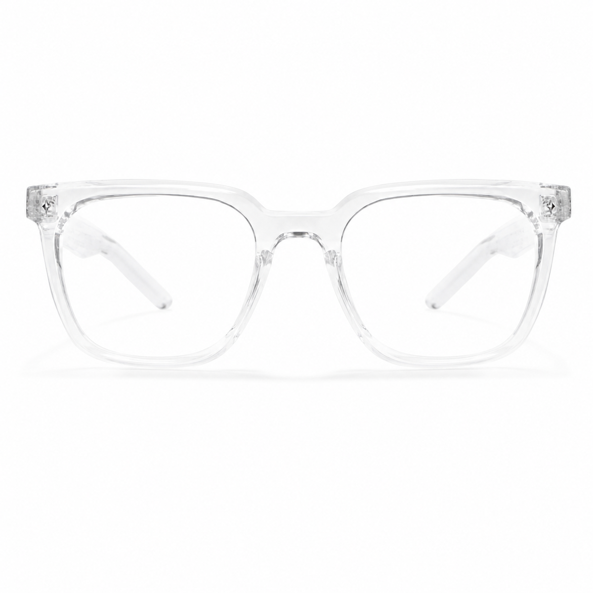 Crystal Clear eyeglass frame, front product view
