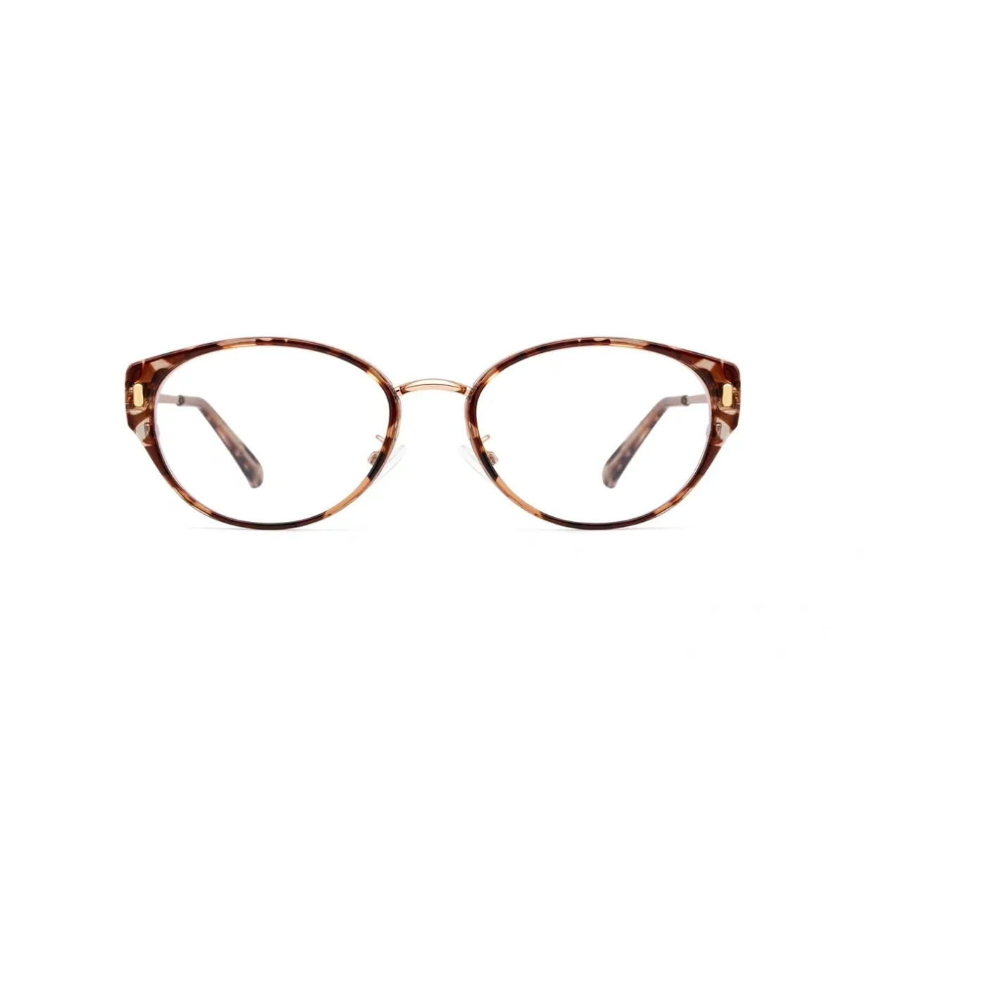 Tortoise Shell eyeglass frame, front product view