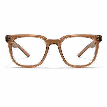 Crystal Brown eyeglass frame, front product view