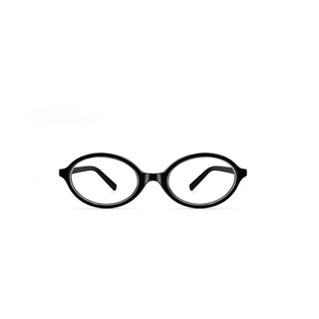 Glossy Black eyeglass frame, front product view