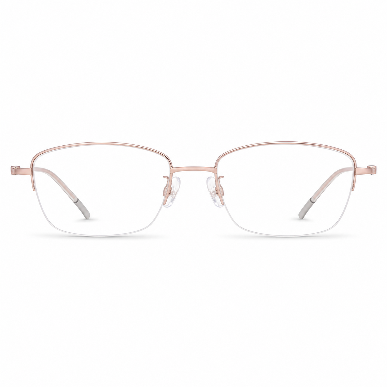 Milk Tea Rose eyeglass frame, front product view
