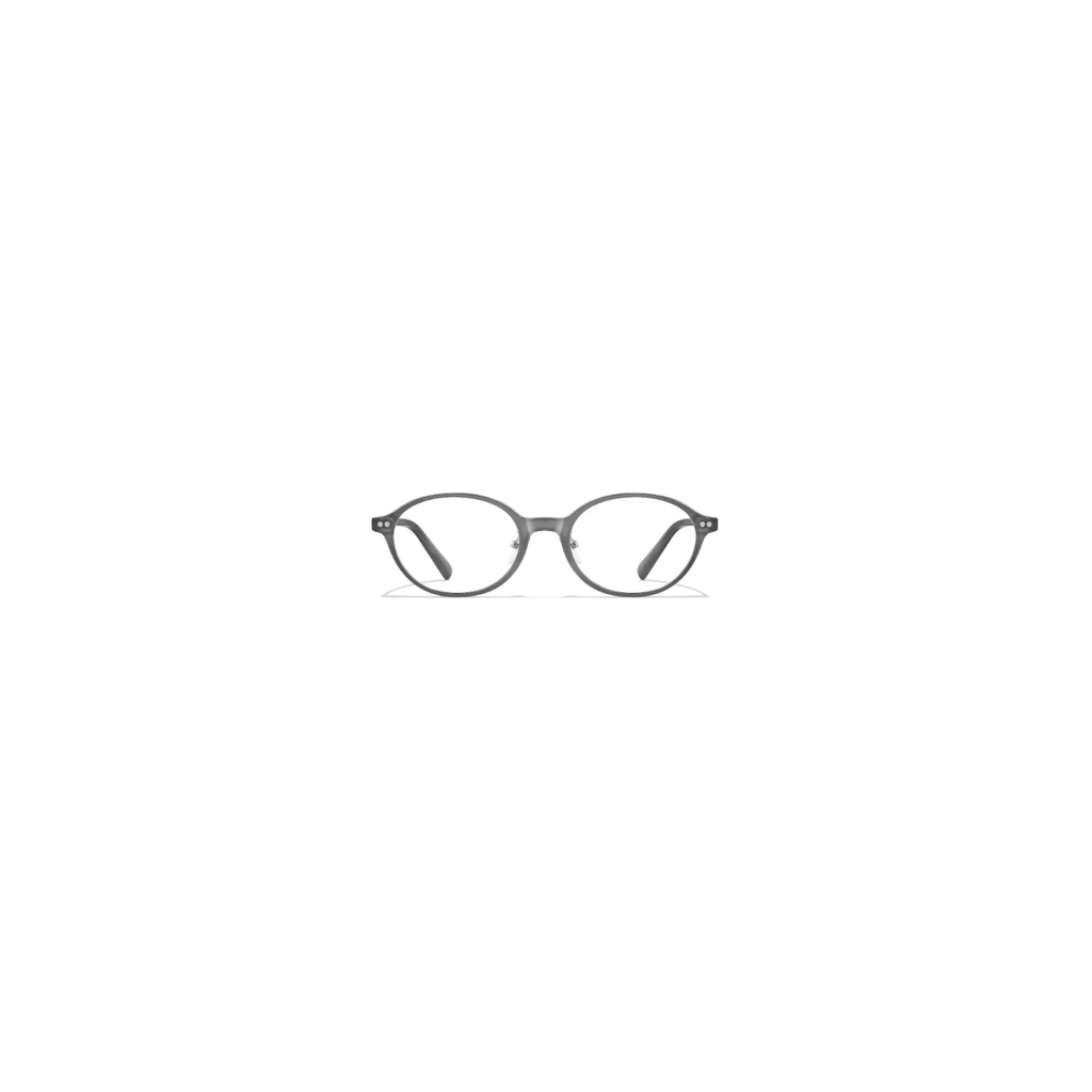 Crystal Gray eyeglass frame, front product view