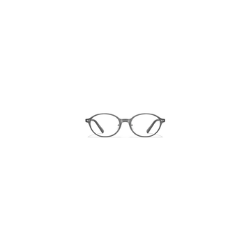 Crystal Gray eyeglass frame, front product view