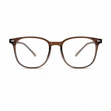 Chestnut Brown eyeglass frame, front product view