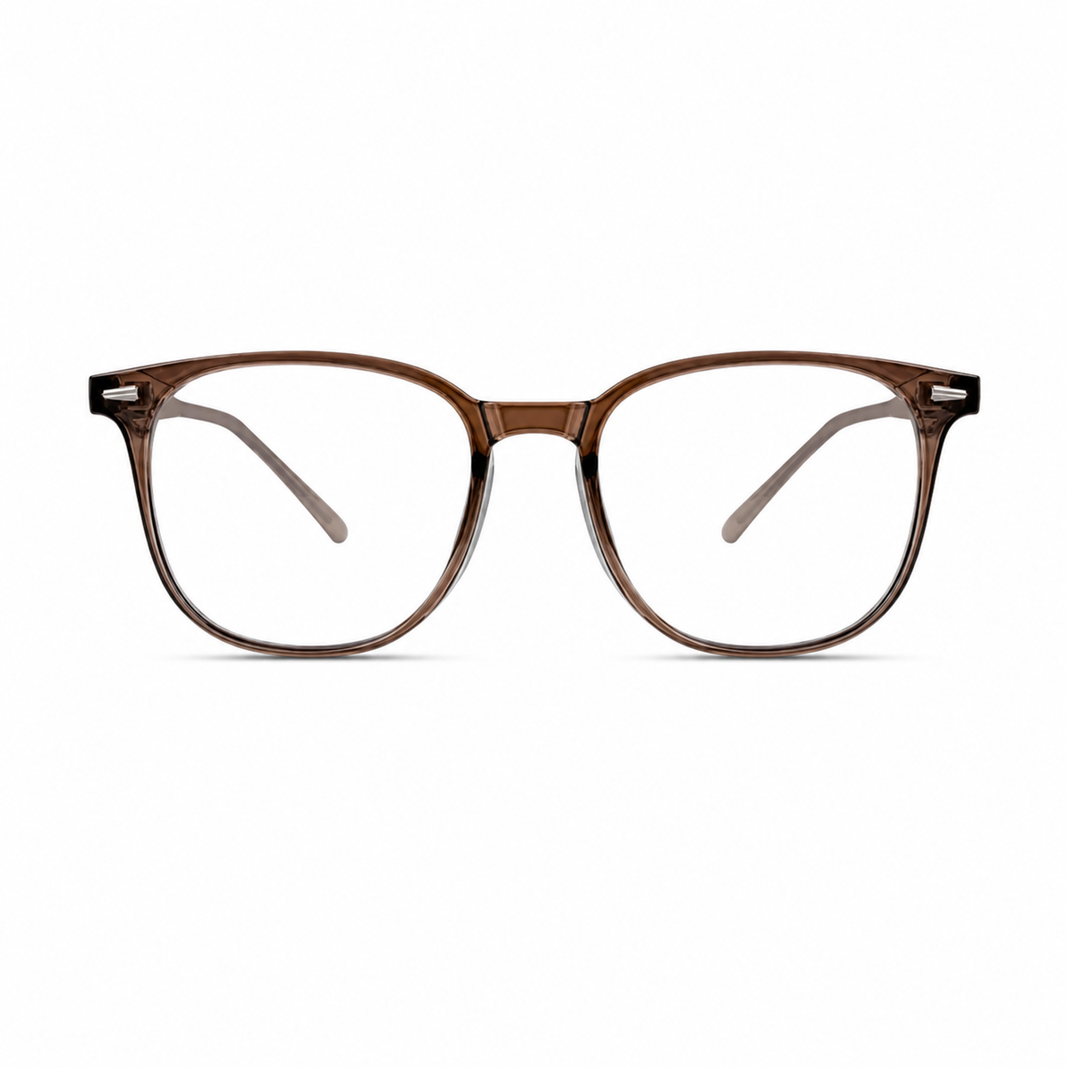 Chestnut Brown eyeglass frame, front product view