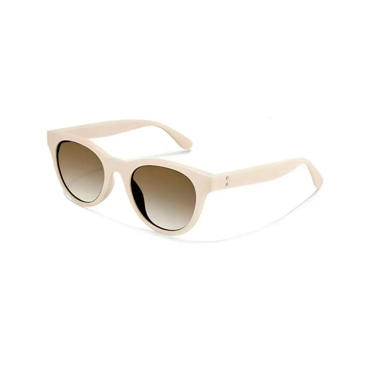 Women’s Ivory full-rim oversized cat-eye sunglasses, 45-degree product view