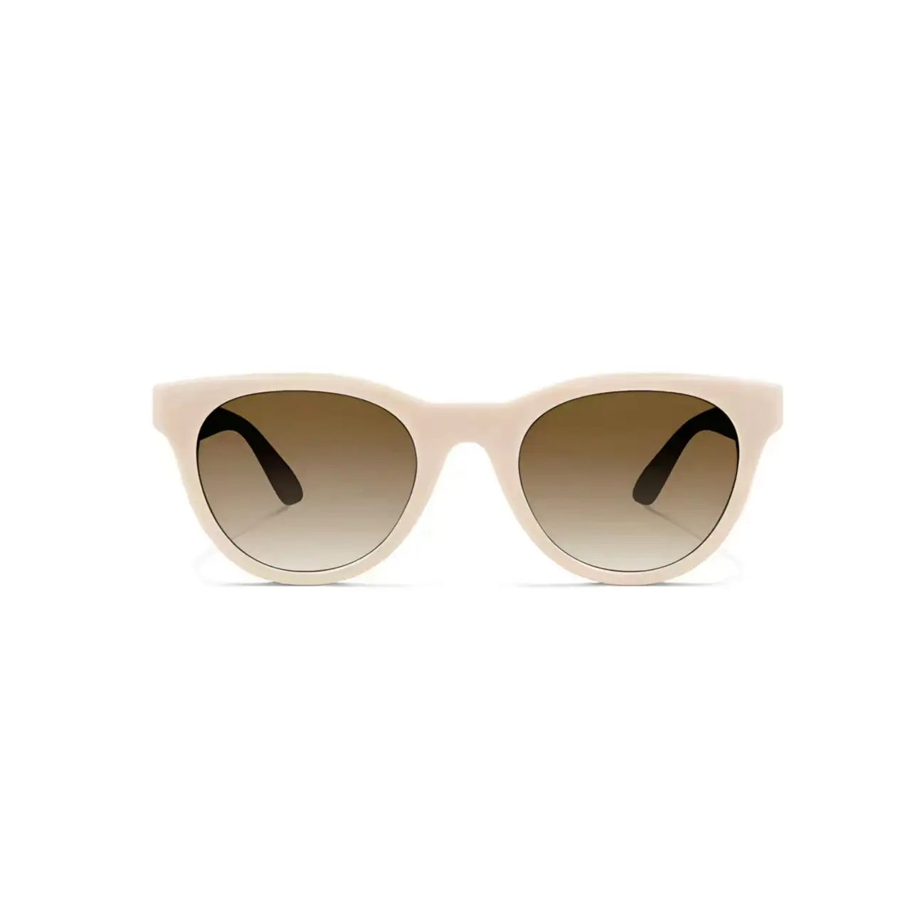 Women’s Ivory full-rim oversized cat-eye sunglasses, straight-on product view