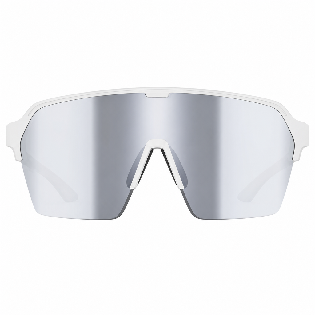 Unisex TR90 Windproof Shield Cycling Sunglasses, clean front product view