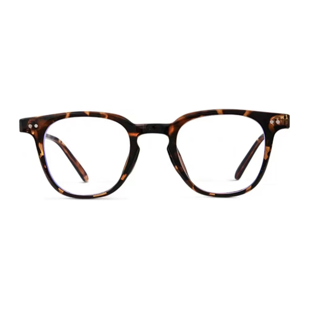 Tortoise Shell TR90 full-rim eyeglass frame, front product view